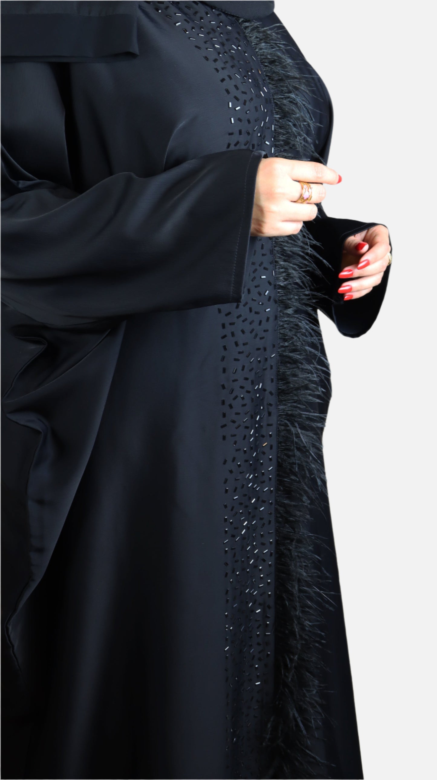 Abaya Plume d’Éclat