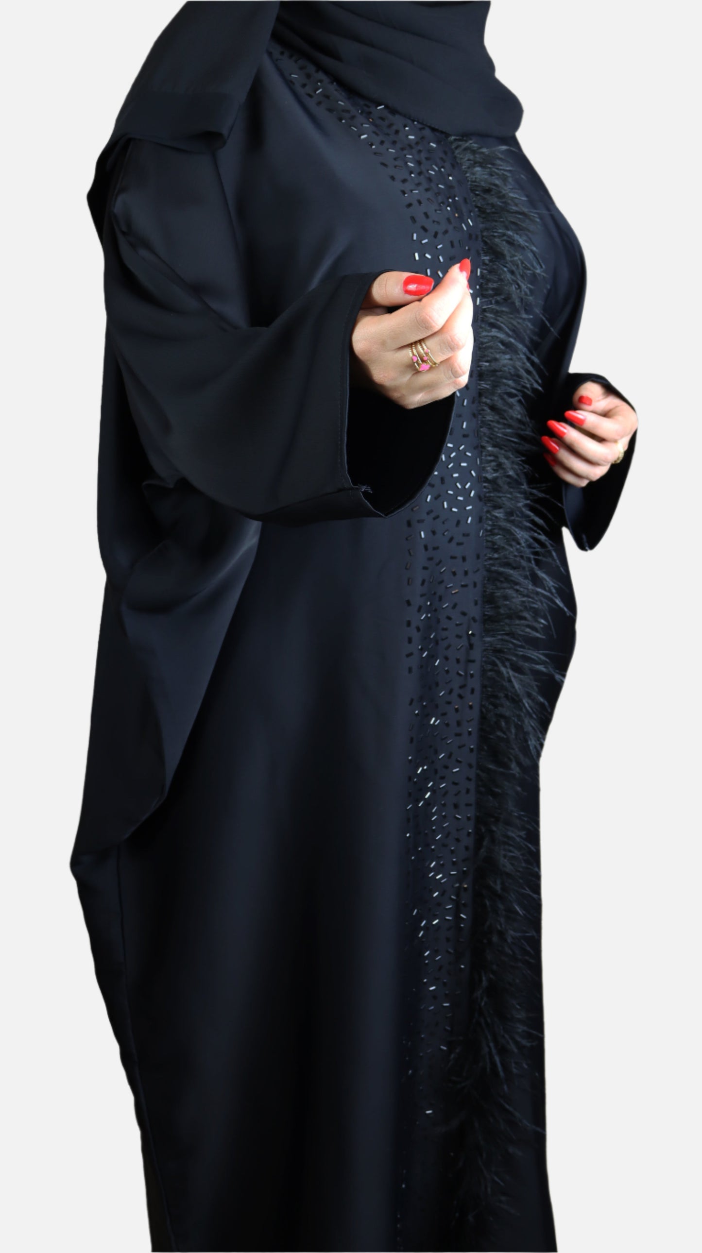 Abaya Plume d’Éclat