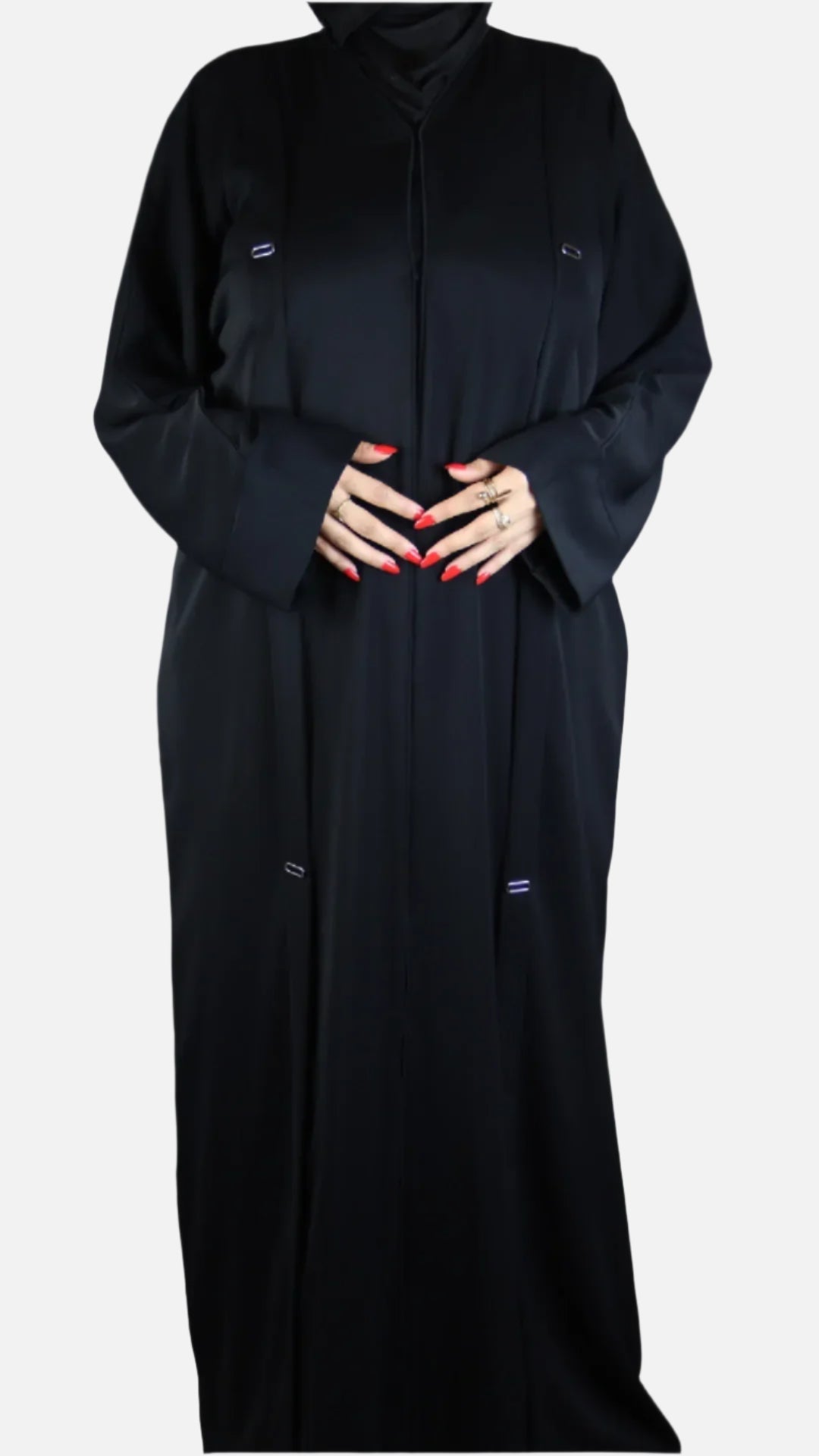 Abaya "Nuit Royale Brodée