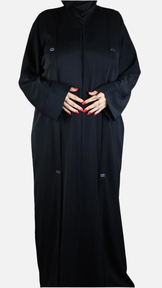 Abaya "Nuit Royale Brodée